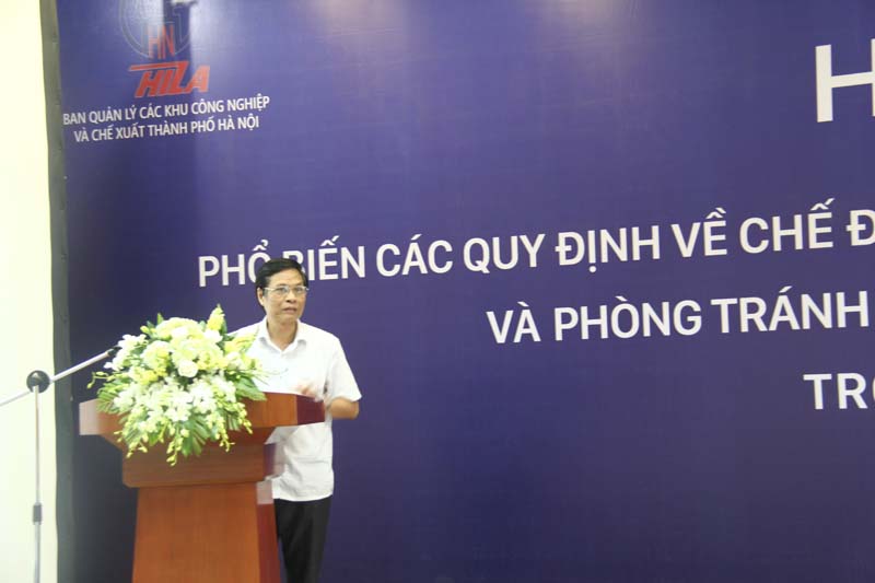 Hội nghị phổ biến các quy định về chế độ, chính sách ưu đãi về thuế, thủ tục hải quan và phòng tránh rủi ro khi thực hiện dự án đầu tư trong khu công nghiệp năm 2018