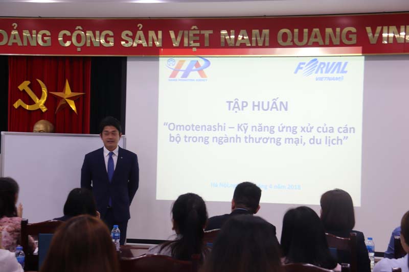 Khai giảng khóa học Omotenashi năng cao kỹ năng ứng xử trong lĩnh vực thương mại, du lịch
