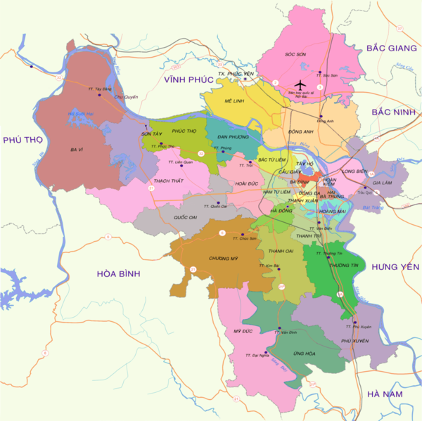 Quy hoạch sử dụng đất đến năm 2020 và kế hoạch sử dụng đất  5 năm kỳ đầu (2011 - 2015) của thành phố Hà Nội