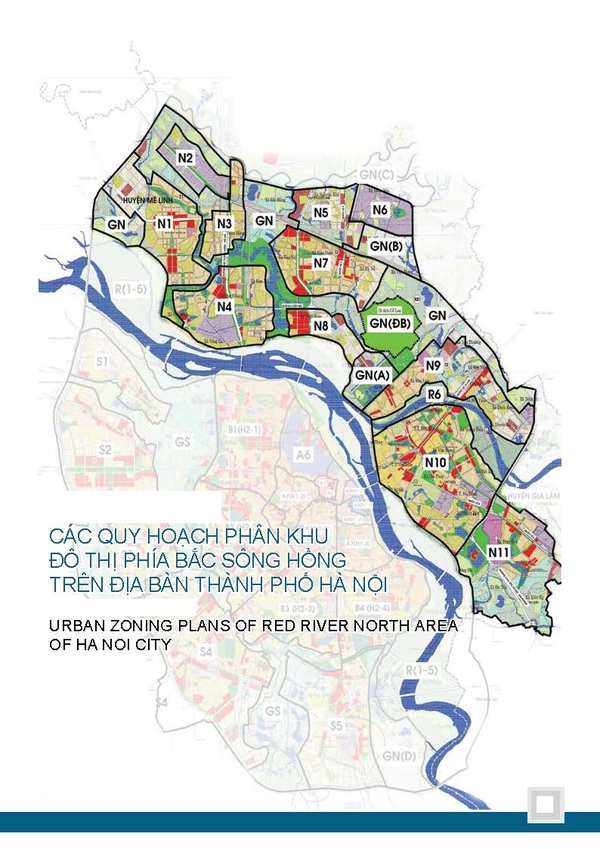 Vị trí Quy hoạch các phân khu đô thị phía Bắc sông Hồng  Hà Nội