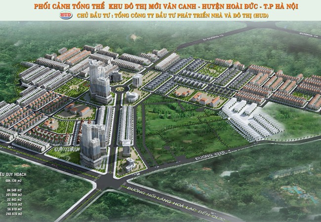 Điều chỉnh tổng thể Quy hoạch chi tiết Khu đô thị mới Vân Canh 
