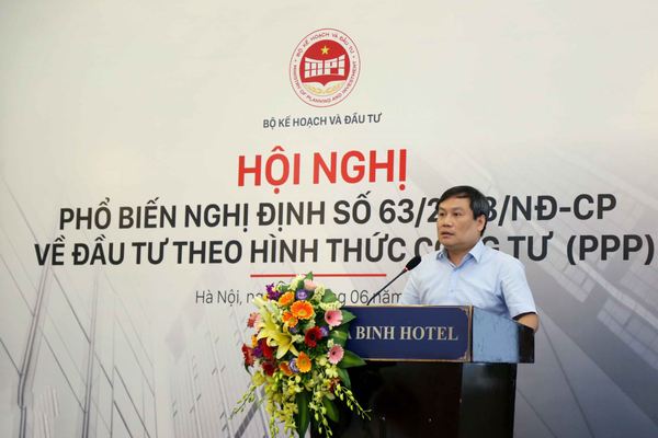 Hội nghị phổ biến Nghị định số 63/2018/NĐ-CP về đầu tư theo hình thức công tư