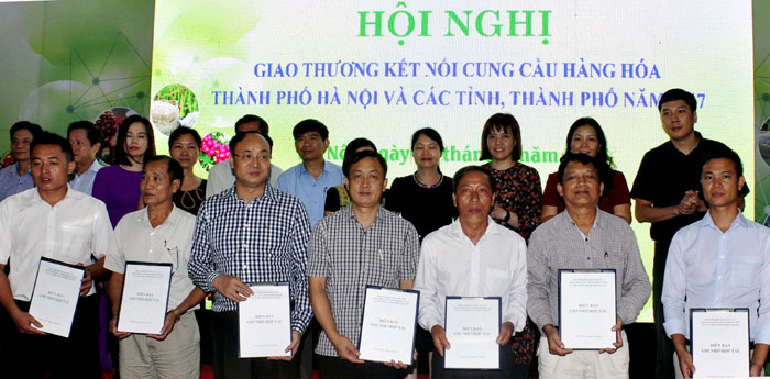 Hà Nội kết nối cung cầu hàng hóa với các tỉnh, thành phố năm 2018