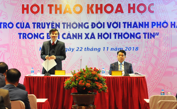 Báo chí truyền thông góp phần quan trọng vào sự phát triển của Thủ đô Hà Nội