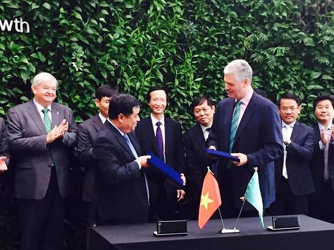 Ký MOU về hỗ trợ thúc đẩy tăng trưởng xanh