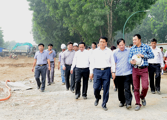 Chủ tịch Hà Nội Nguyễn Đức Chung nêu các giải pháp đẩy nhanh tiến độ dự án đầu tư công