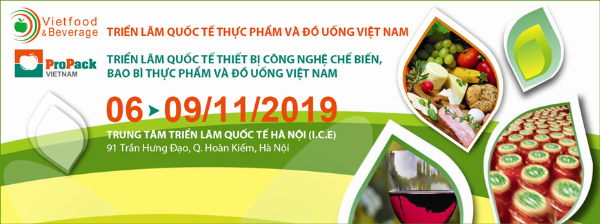 Triển lãm Quốc tế Thực phẩm và Đồ uống 2019 tại Hà Nội.