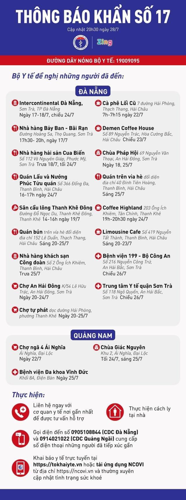 Thông báo khẩn số 17