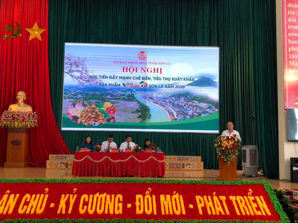 Xúc tiến đẩy mạnh chế biến, tiêu thụ, xuất khẩu sản phẩm nhãn Sơn La