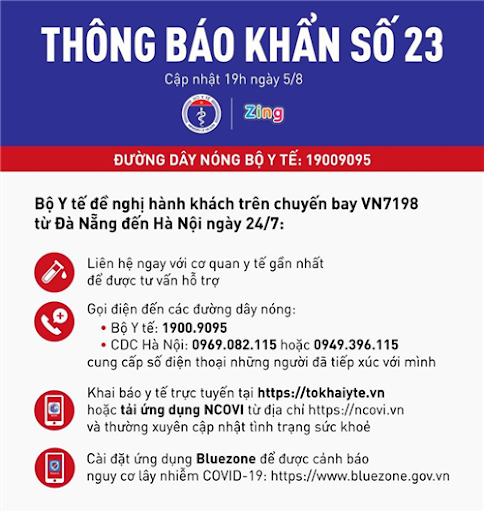 THÔNG BÁO KHẨN SỐ 23