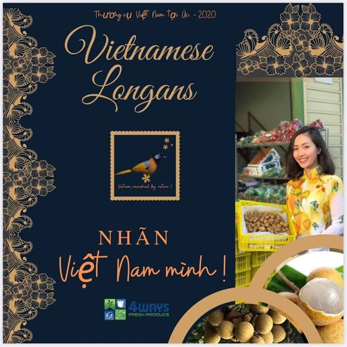 Nhãn tươi Việt Nam ‘đổ bộ’ thị trường Australia