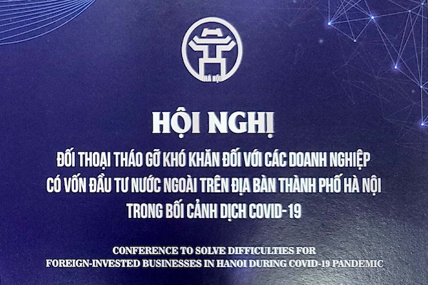 19/10: Hội nghị đối thoại tháo gỡ khó khăn đối với các doanh nghiệp có vốn đầu tư nước ngoài tại Hà Nội
