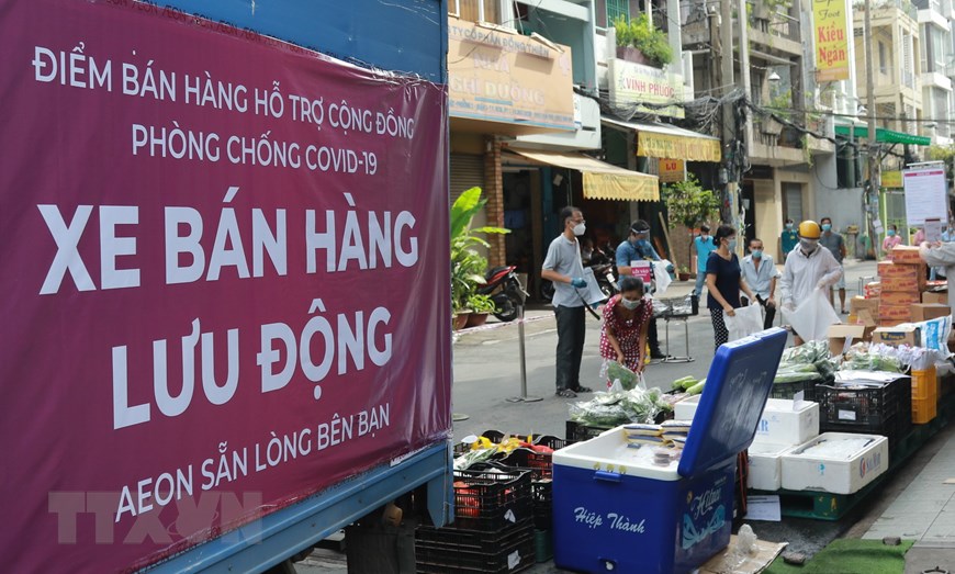 Chợ kiểu mới thời “xã hội giãn cách”