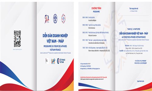 Thư mời tham gia Diễn đàn doanh nghiệp Việt Nam - Pháp 