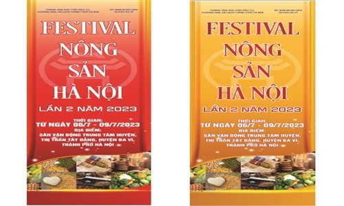 Thư mời tham gia Festival nông sản Hà Nội lần 2 năm 2023 tại huyện Ba Vì 